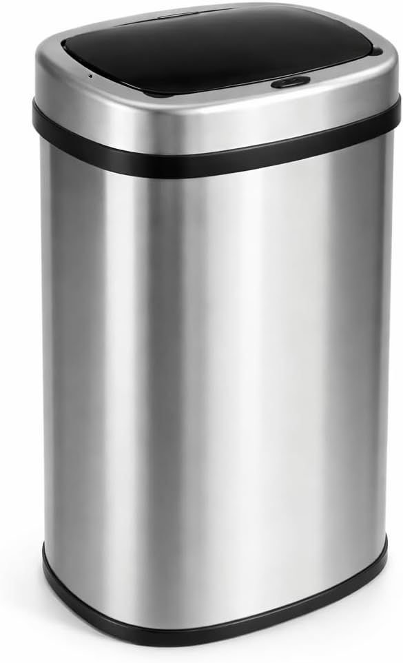 Detalle de Cubo de Basura Automático 50L Sensor Sin Contacto