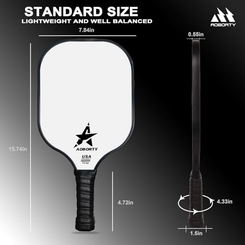 Thumbnail 3 de AOBORTY Pickleball Paddles 4-Pack with 4 Balls 🏓