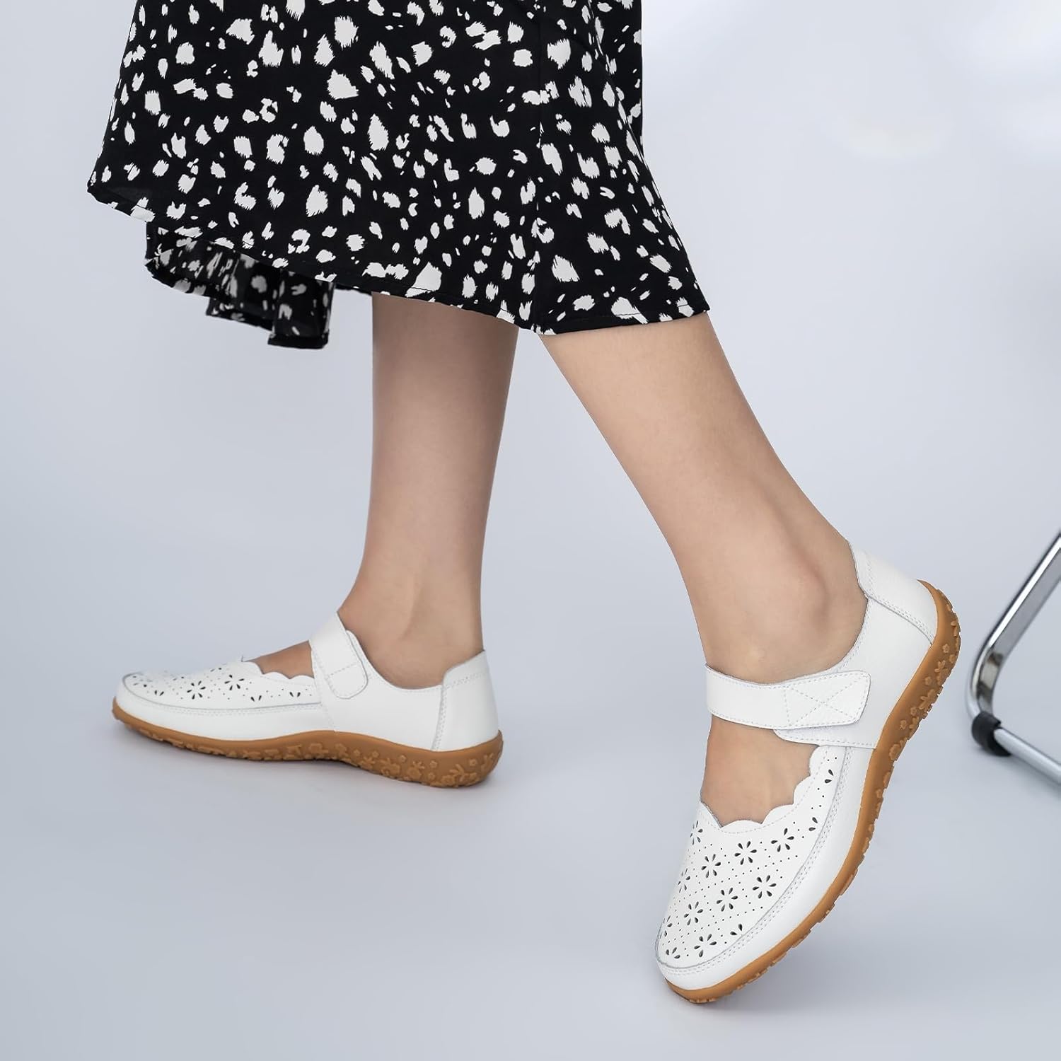 Thumbnail 5 de Rusffes Women's Leather Mary Janes: Comfortable Casual Office Shoes