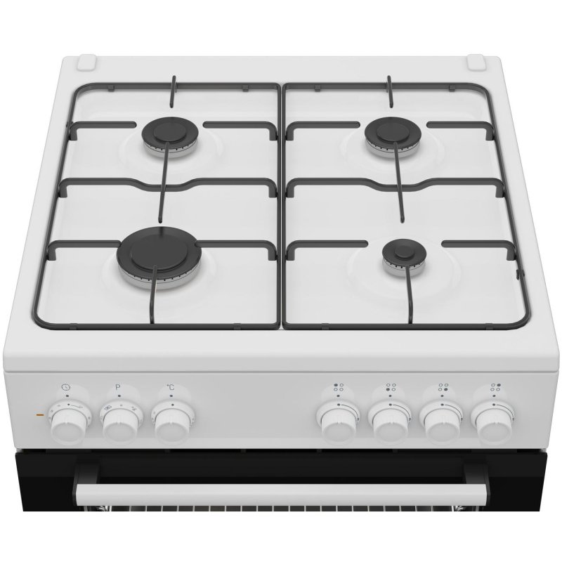 Detalle de Cocina Beko FBE62120WD Mixta 4 fuegos gas, horno eléctrico 66L A Blanca