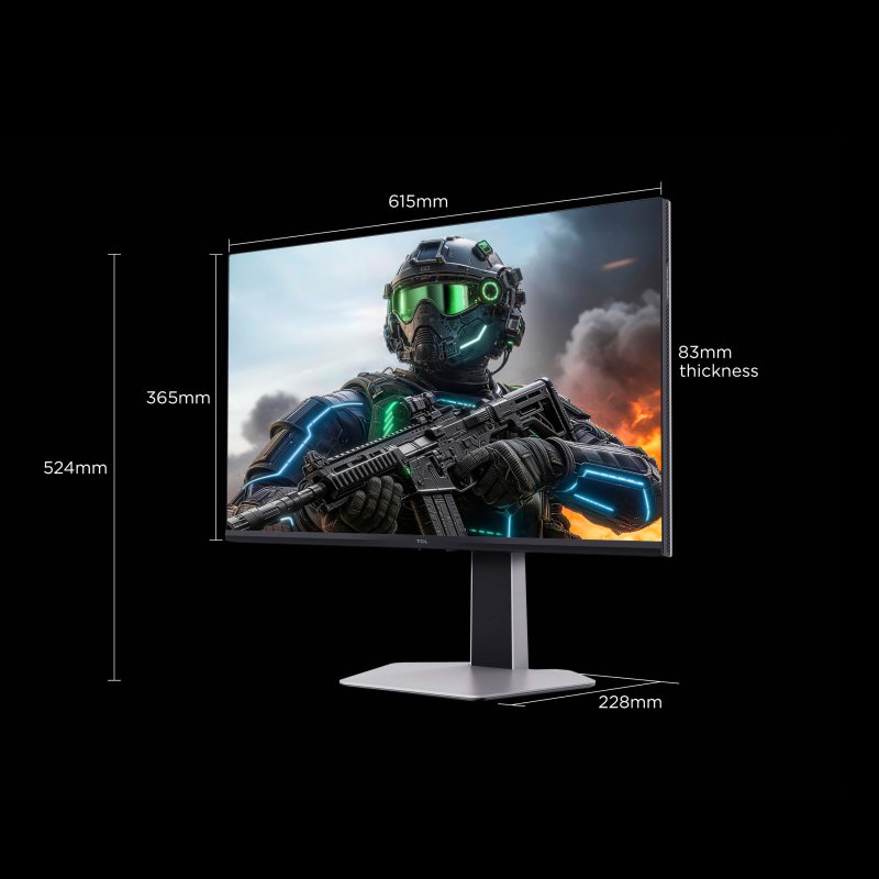 Detalle 2 de Monitor TCL 27G64 de 27" VA MiniLED QHD 180 Hz HDR600 FreeSync