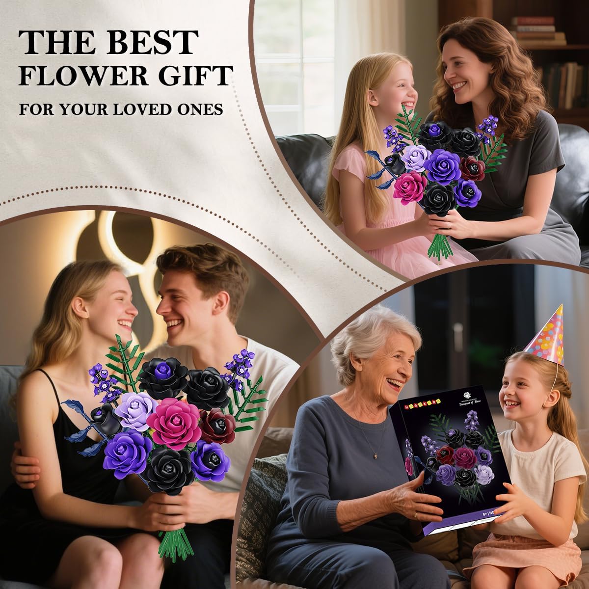 Thumbnail 4 de HOGOKIDS Blumen Rosenstrauß Bausatz 14 Teile