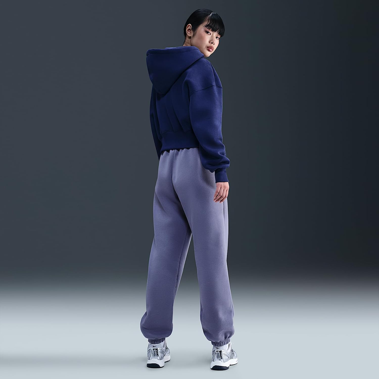 Detalle de Nike W NSW PHNX FLC HR OS PANT 2 FZ5996-410 – damskie spodnie dresowe z polaru