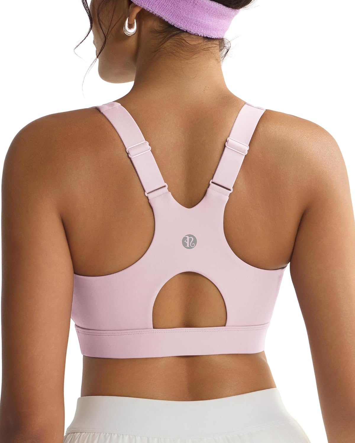 Detalle de RUNNING GIRL High-Impact Sports Bra with Sewn-In Pads