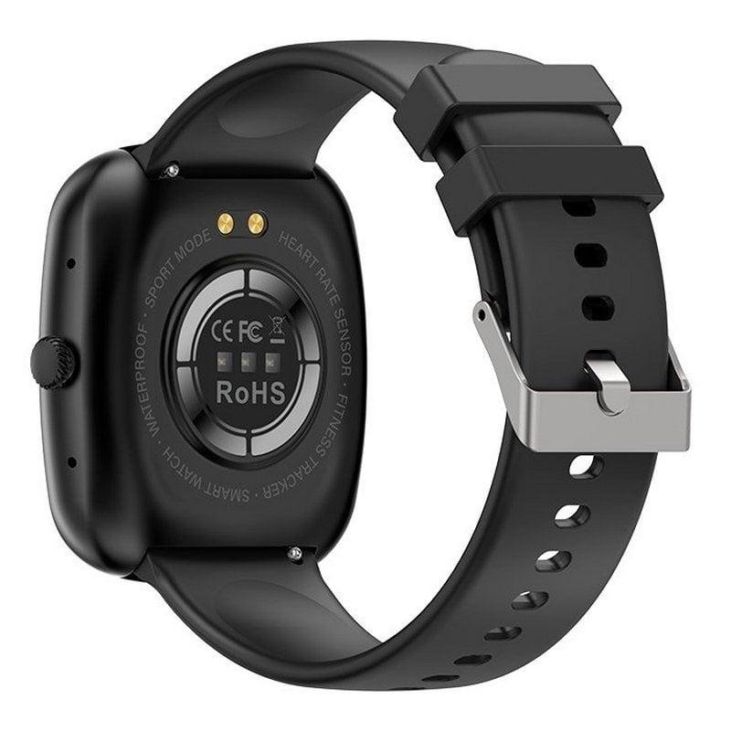 Detalle de Cool Border: Smartwatch Silicona Negro con Llamadas, Salud y Deporte