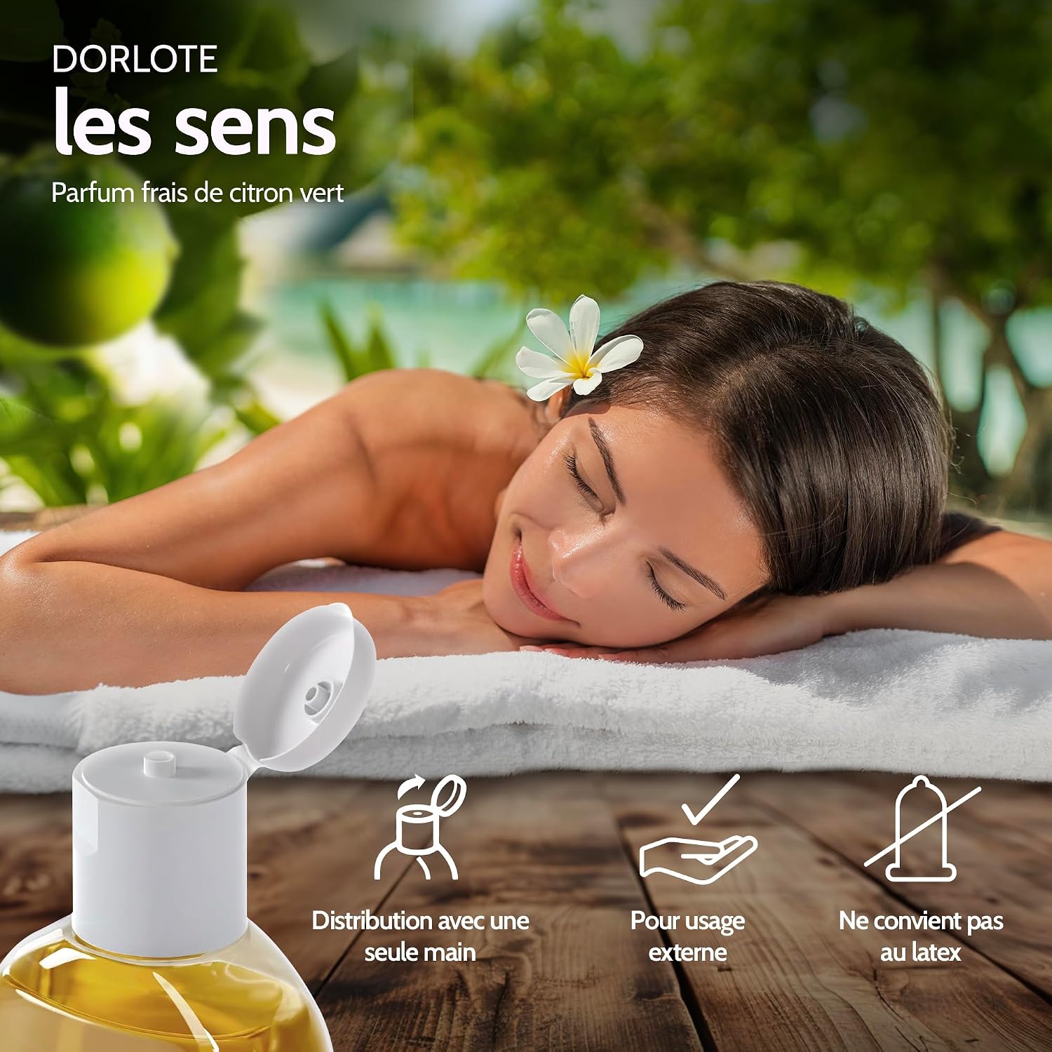 Thumbnail 4 de Vibratissimo Inspiration 250 ml, huile de massage au citron vert ⚙