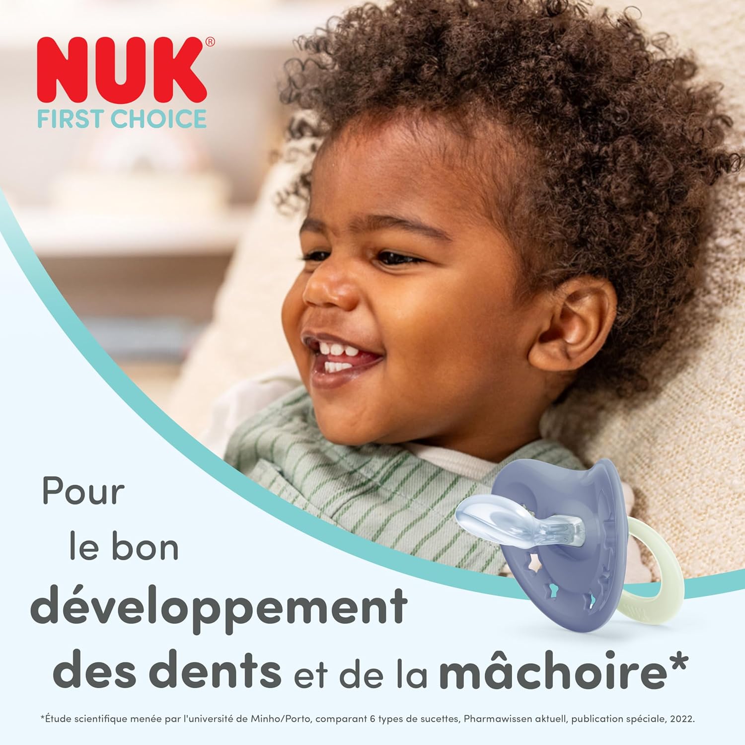 Detalle de NUK First Choice Classic 6-18 mois 🌙