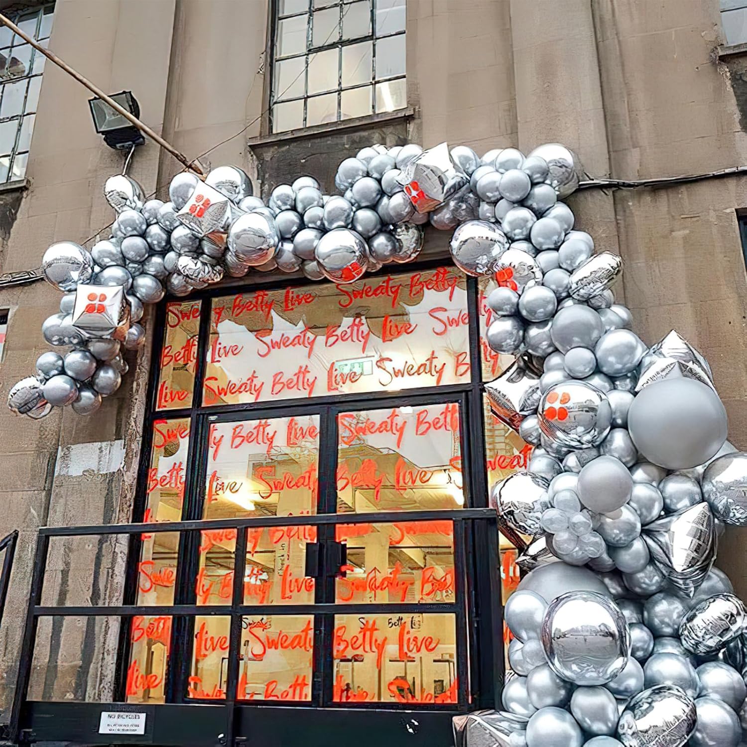 Thumbnail 5 de PartyWoo Silver Balloons 140 pcs: Mixed Sizes for standout Arch, Garland, and Centerpieces