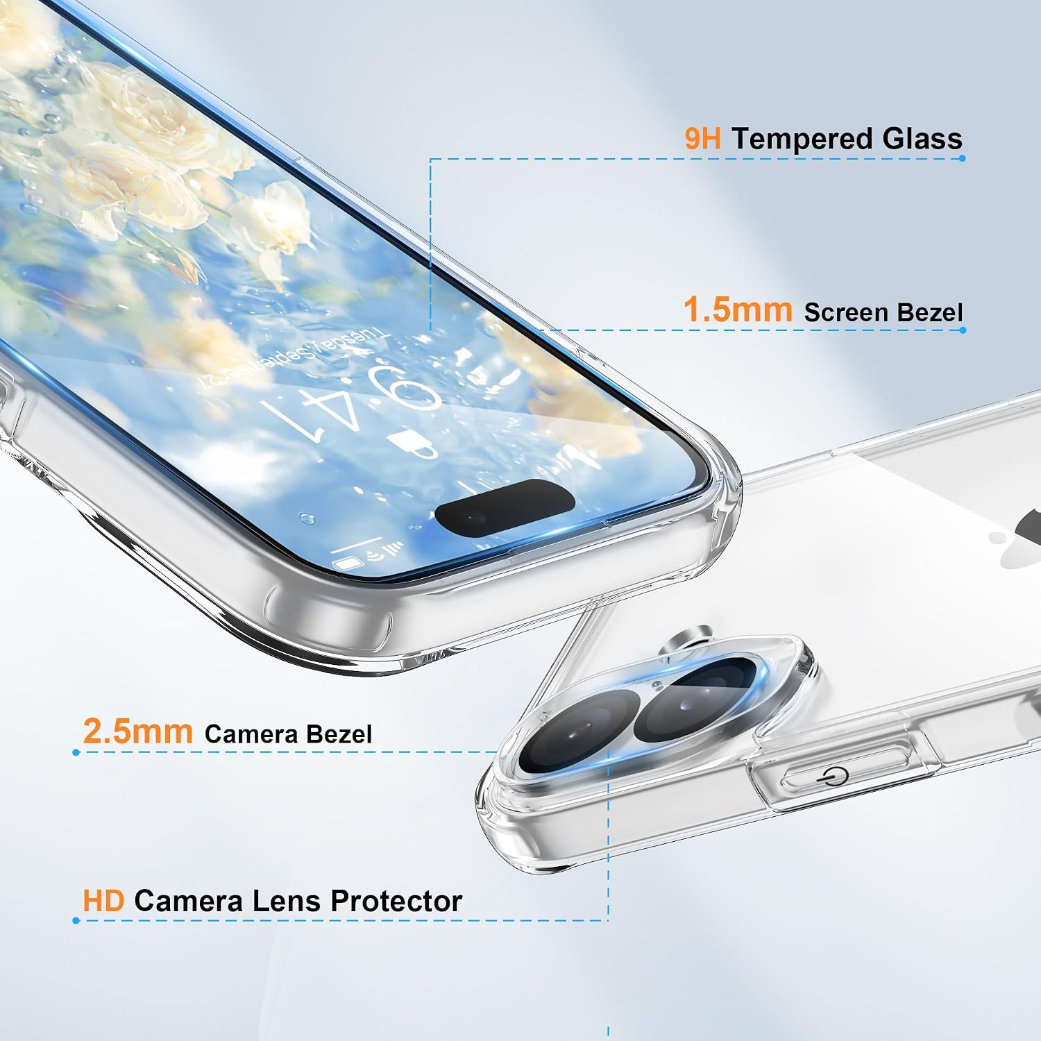 Detalle de ORETECH funda iPhone 16 Plus