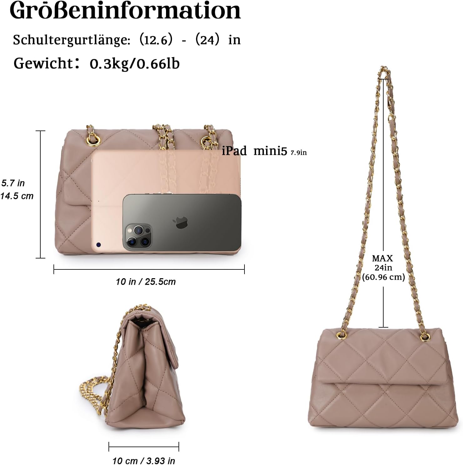 Thumbnail 2 de Sac à bandoulière Gladdon femme matelassé