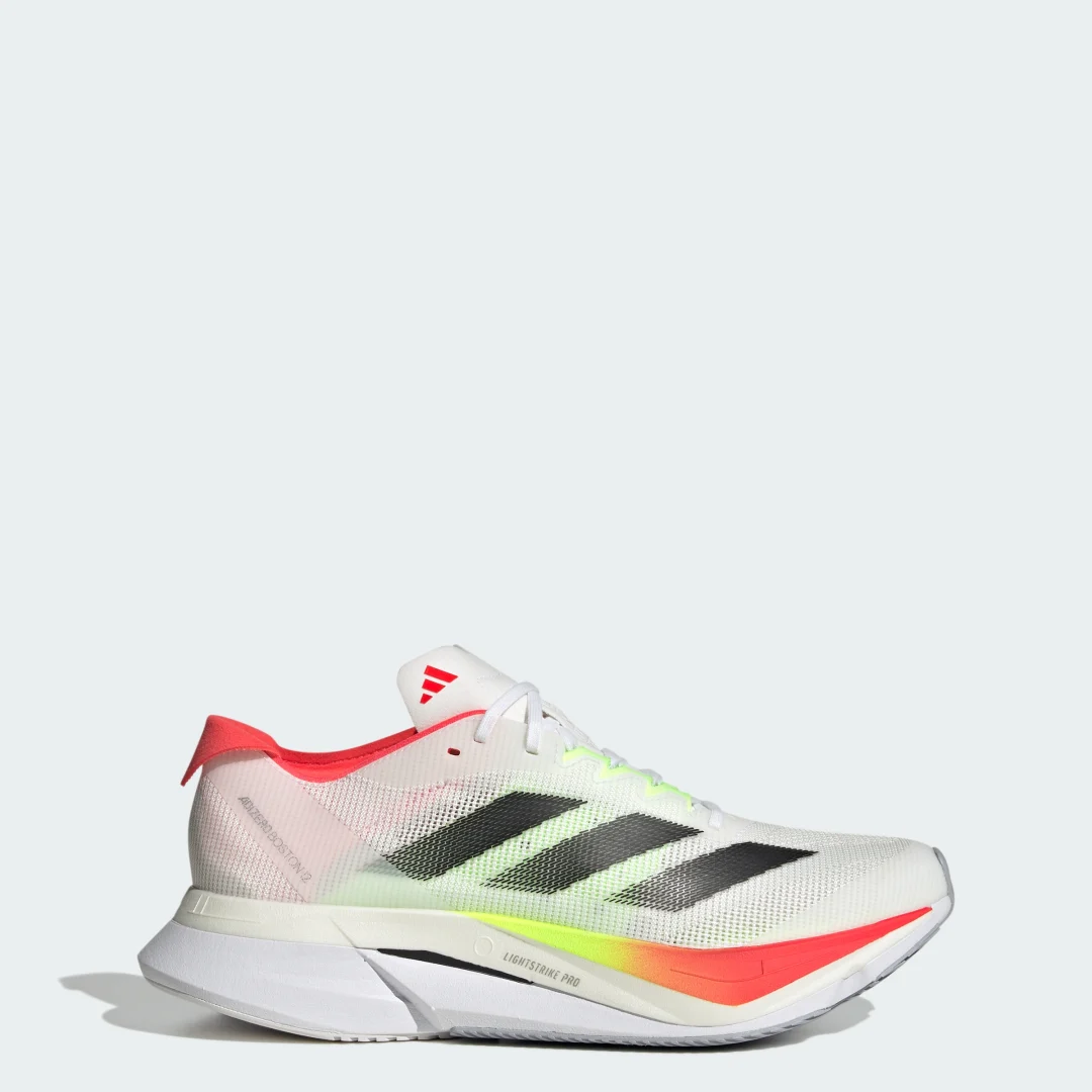 Detalle de Zapatilla Adizero Boston 12 de Adidas — color Blanco