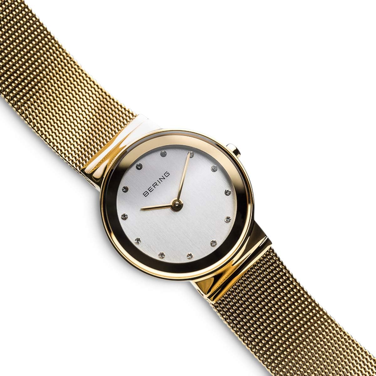 Thumbnail 2 de BERING 10126 Montre Quartz Femme — 26 mm, Boîtier acier inoxydable plaqué IP, bracelet Milanais, verre saphir, 5 ATM