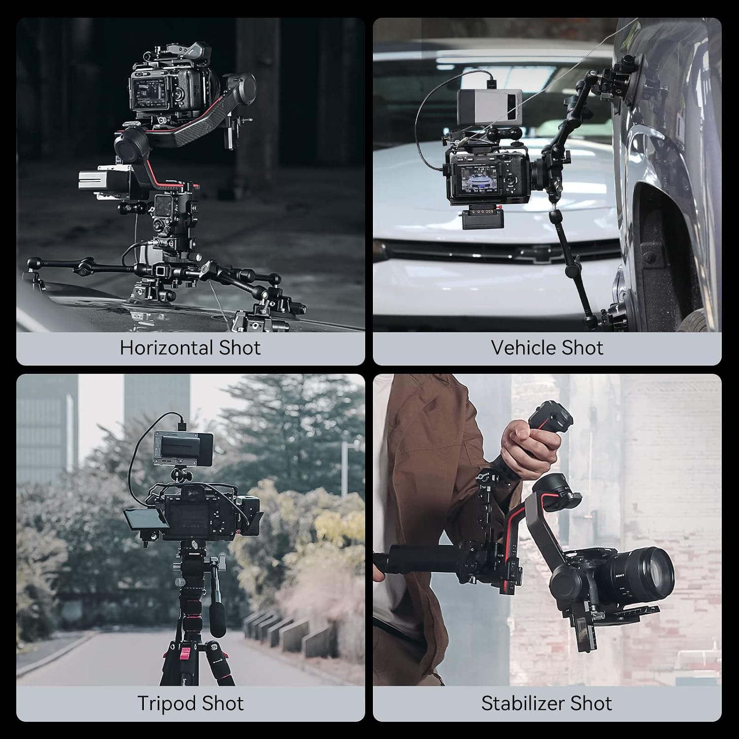 Thumbnail 4 de SMALLRIG SC-15K 4-Arm Powerful Suction Cup Camera Mount Kit (3565B) for GoPro, DSLR and Camcorder