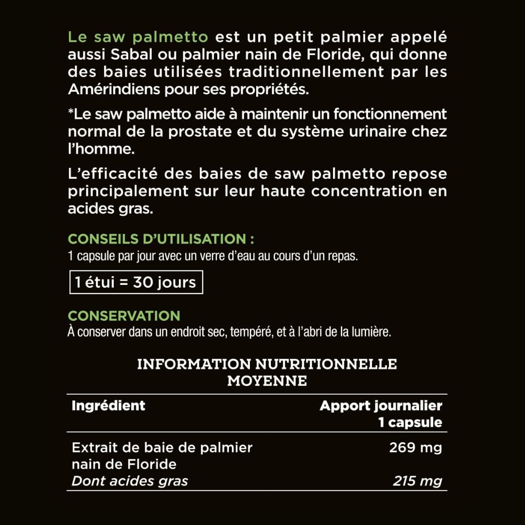 Thumbnail 6 de BLANCHE BRESSON Phyto Saw Palmetto - Prostate & Confort Urinaire Homme, 30 capsules
