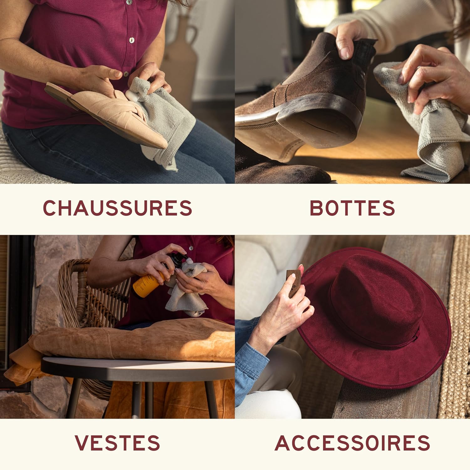 Detalle de LEATHER Honey Nettoyant daim non toxique pour daim et nubuck (mousse) — entretien chaussures, bottes, UGGs et accessoires