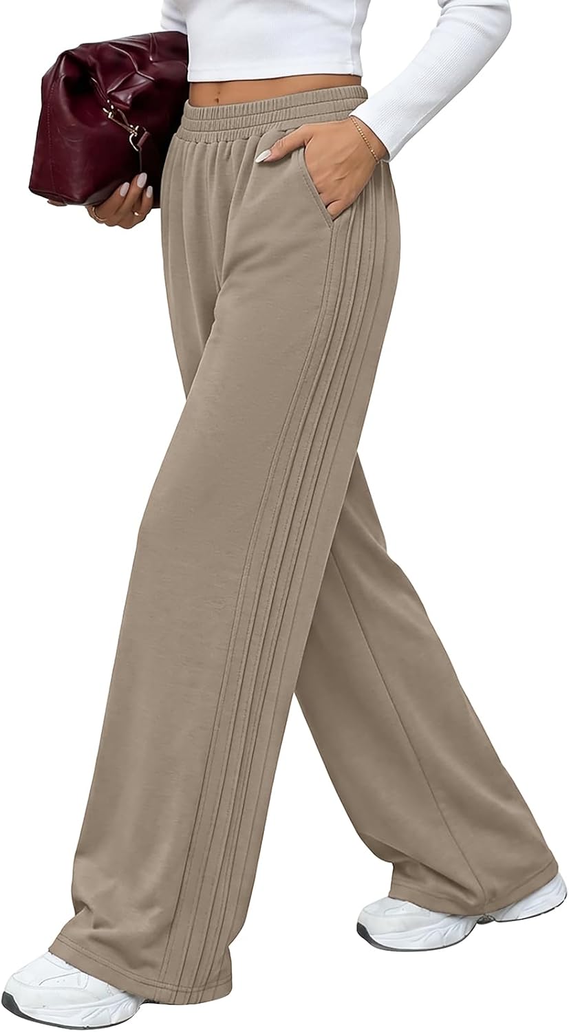 Detalle de WIHOLL Women's Wide-Leg Sweatpants