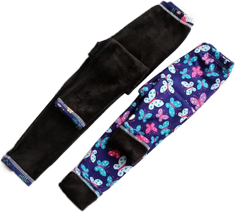 Thumbnail 6 de FedMois 2er Pack Thermo-Strumpfhose Leggings für Mädchen, gefüttert für den Winter