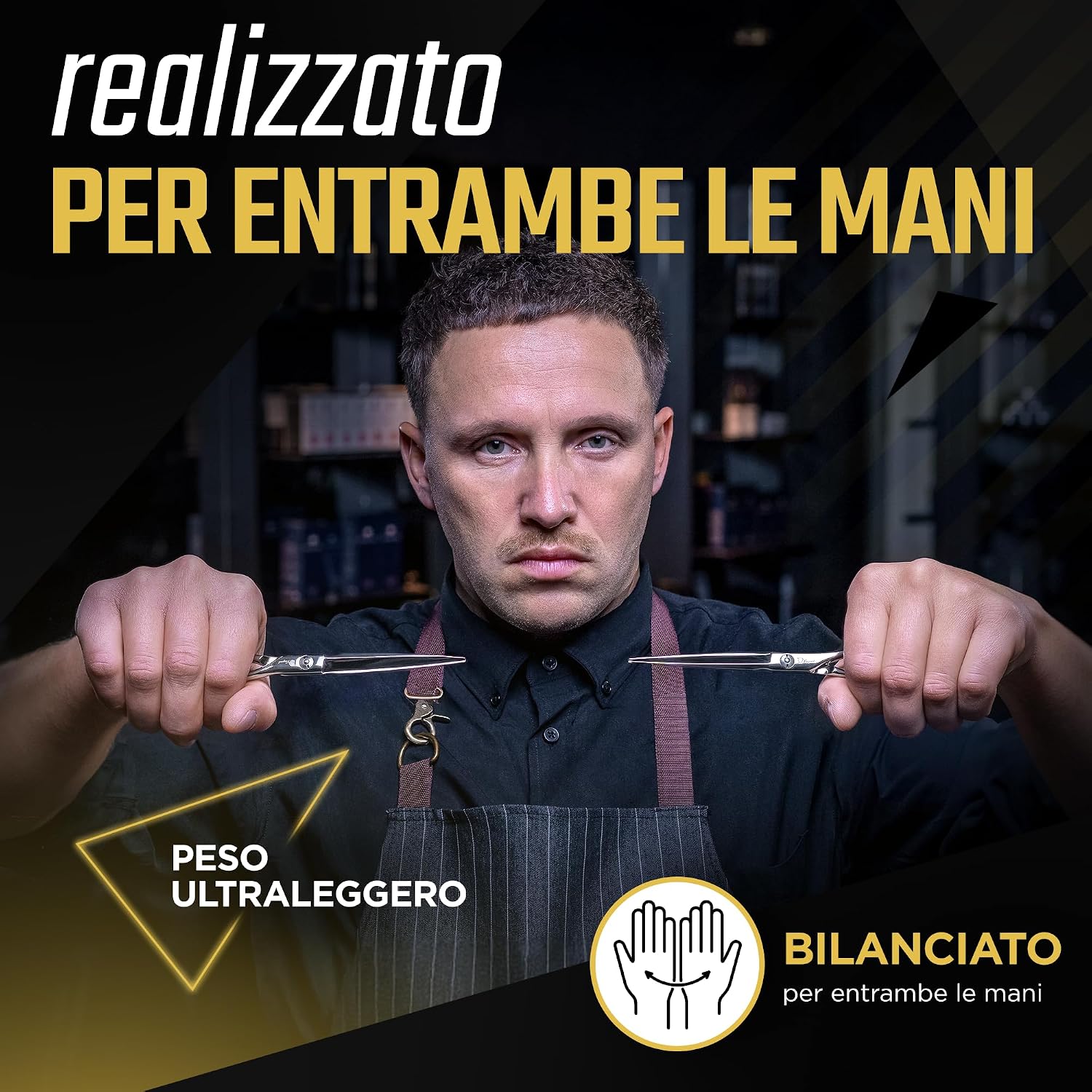 Thumbnail 4 de Fagaci Forbici Parrucchiere Professionali 5.5" – Lame Sottili in Acciaio 440C, Bilanciate e Ambidestre