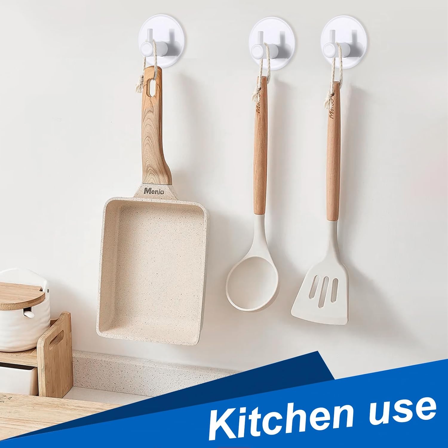 Thumbnail 2 de LYLIN Ganci Adesivi 4Pcs in Acciaio Inox