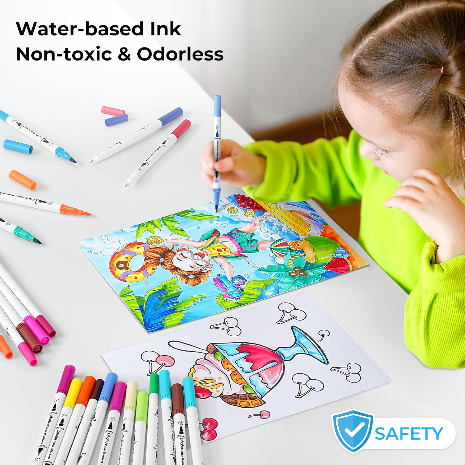 Thumbnail 3 de Ohuhu Brush Pen 100 pennarelli doppia punta 🎨