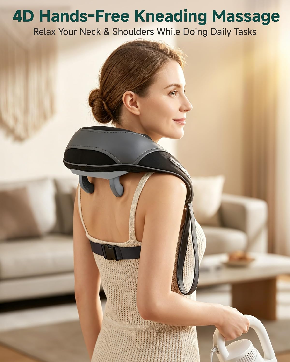 Detalle 2 de Snailax Neck Massager Deep Tissue with Heat
