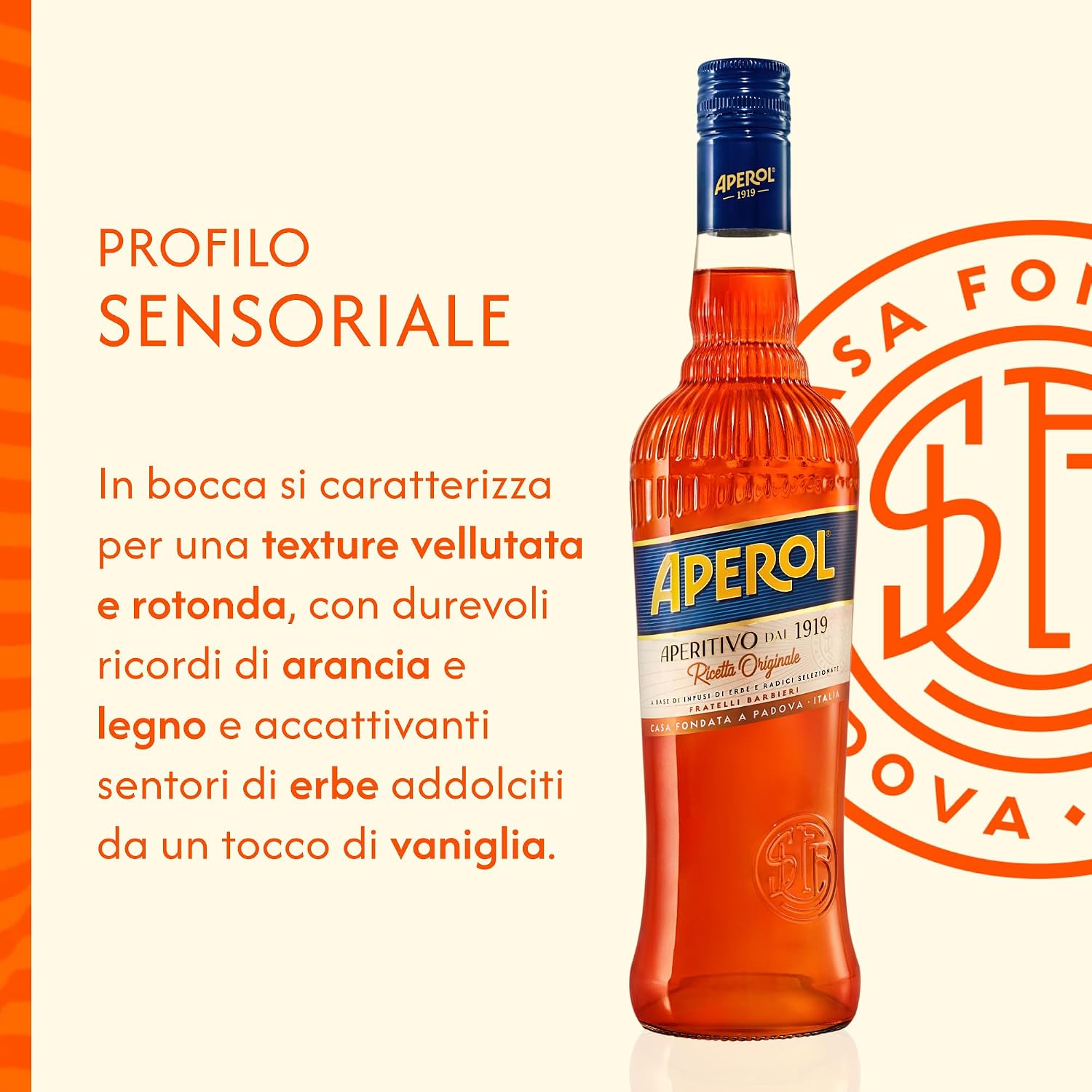 Detalle de Aperol – Aperitivo Alcolico per Spritz, 70 cl, 11% Vol