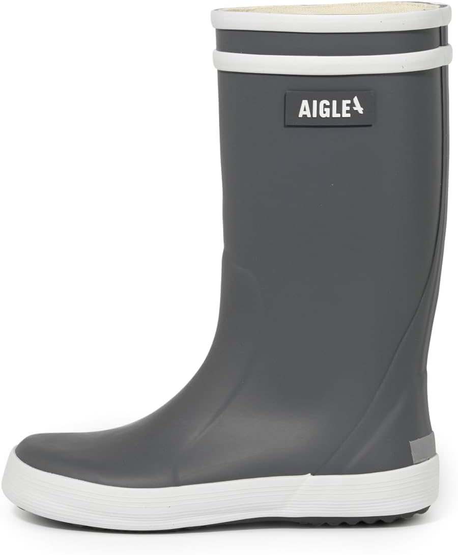 Detalle 2 de Aigle LOLLY POP 2 Bottes Imperméables Enfant – Jaune/Blanc, 25 EU