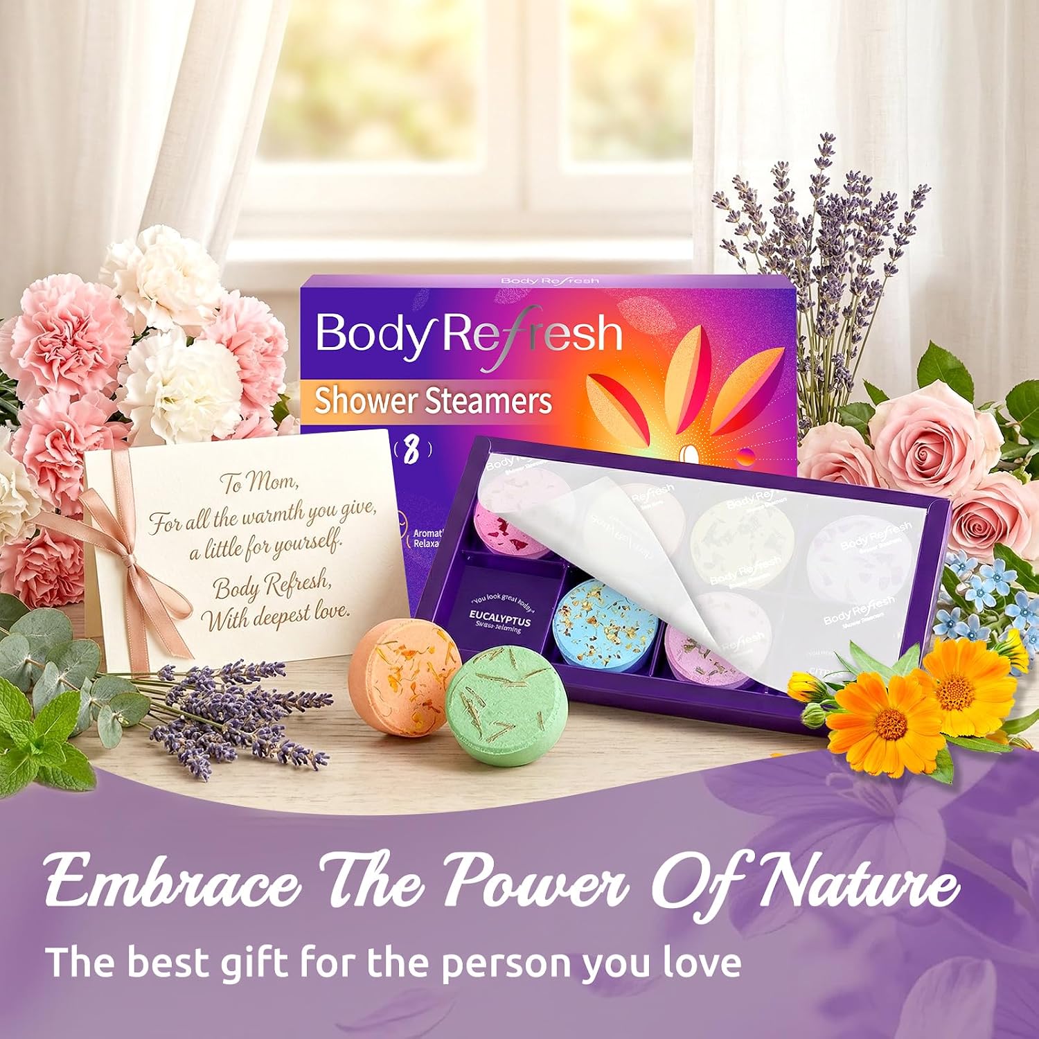 Detalle 2 de Shower Steamers 8-Pack Aromatherapy