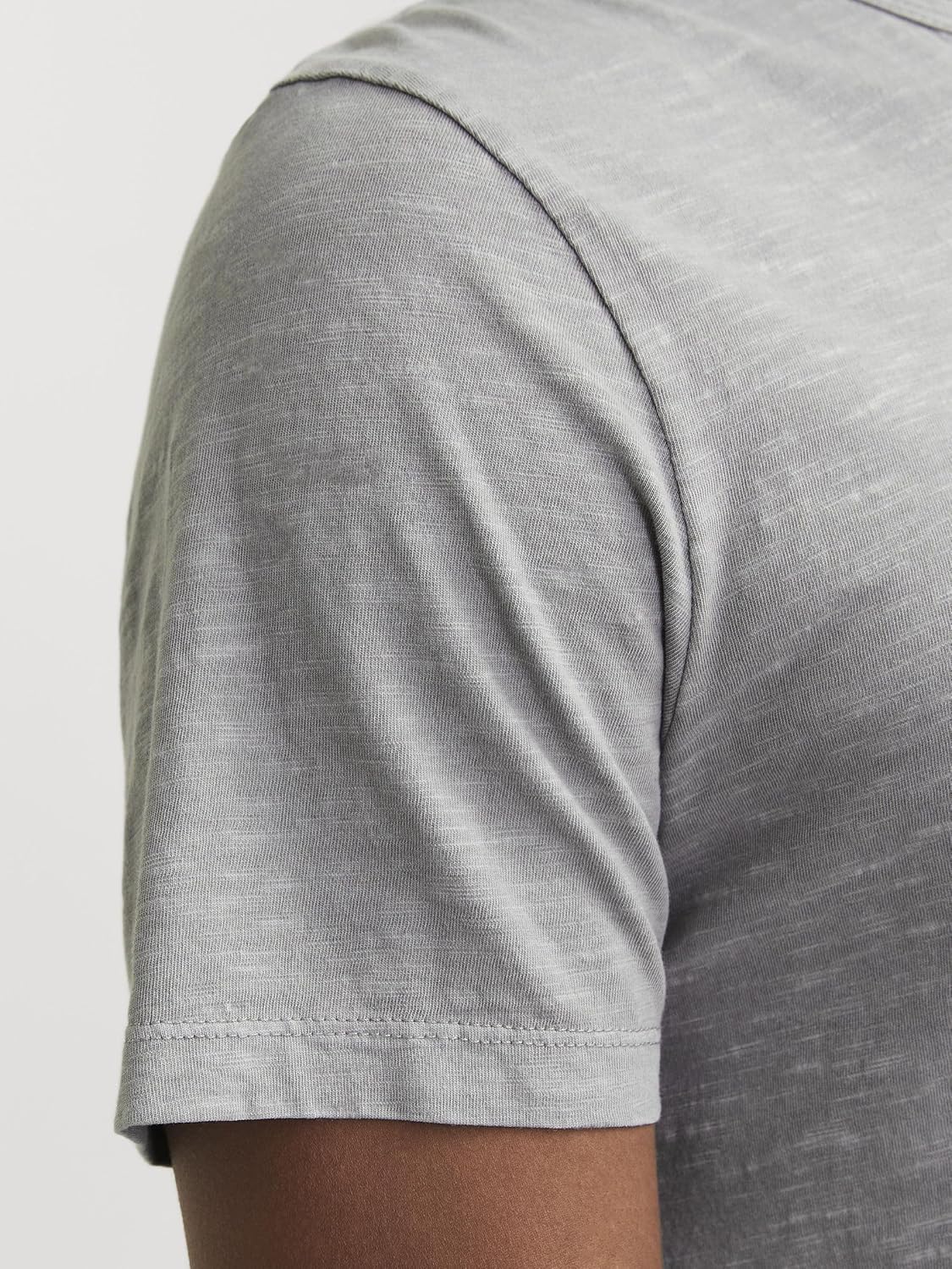Thumbnail 5 de JACK & JONES T-Shirt melange con scollo a goccia Split Neck
