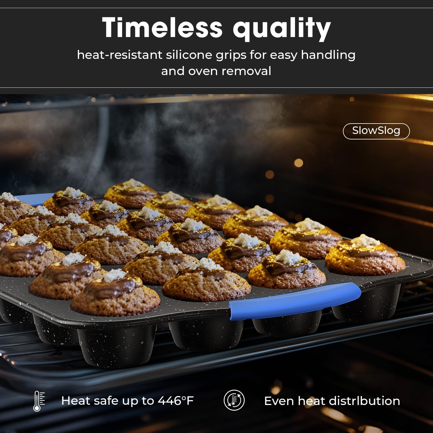 Thumbnail 6 de 11-Piece Professional Stackable Baking Set with Oven-Safe Nonstick Cookware