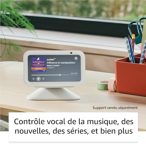 Detalle de Echo Show 5 (Nouvelle génération) – Écran tactile 5,5'' connecté et compact d’Amazon