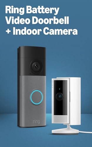 Thumbnail 6 de Ring Battery Video Doorbell & Ring Indoor Camera: Practical Smart Home Security (UK Edition)