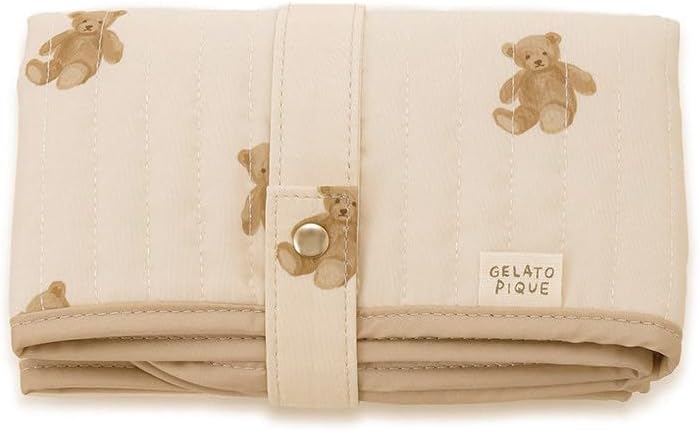 Detalle de gelato pique PBGG235588 ベア柄おむつシート 45×70cm キルティング素材・抗菌防臭加工