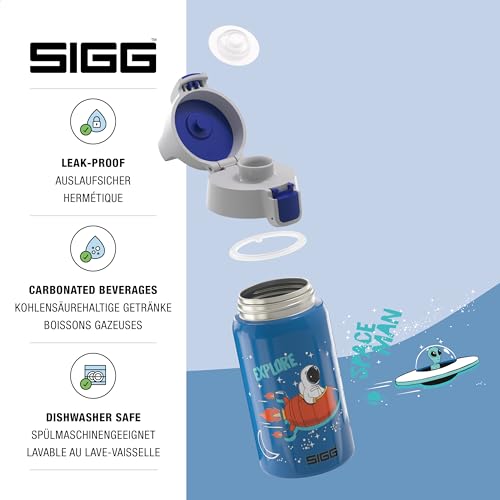 Thumbnail 2 de SIGG Shield One Space 0,5 L – Auslaufsichere Edelstahl-Kinderflasche mit ONE-Verschluss