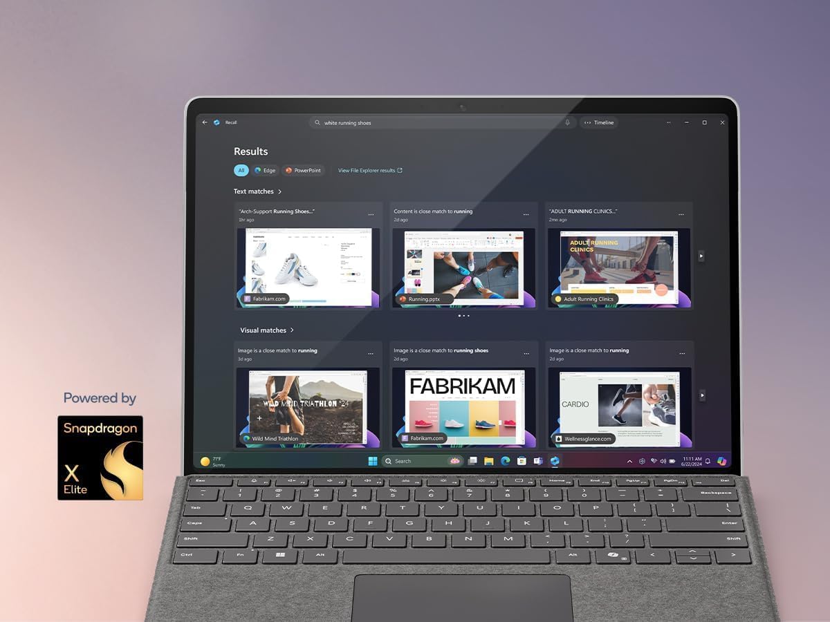 Thumbnail 6 de Microsoft Surface Pro 11ª edizione (Copilot+ PC) 13” OLED Touch, Snapdragon X Elite, 16GB RAM, 1TB SSD – nero (alimentatore non incluso)