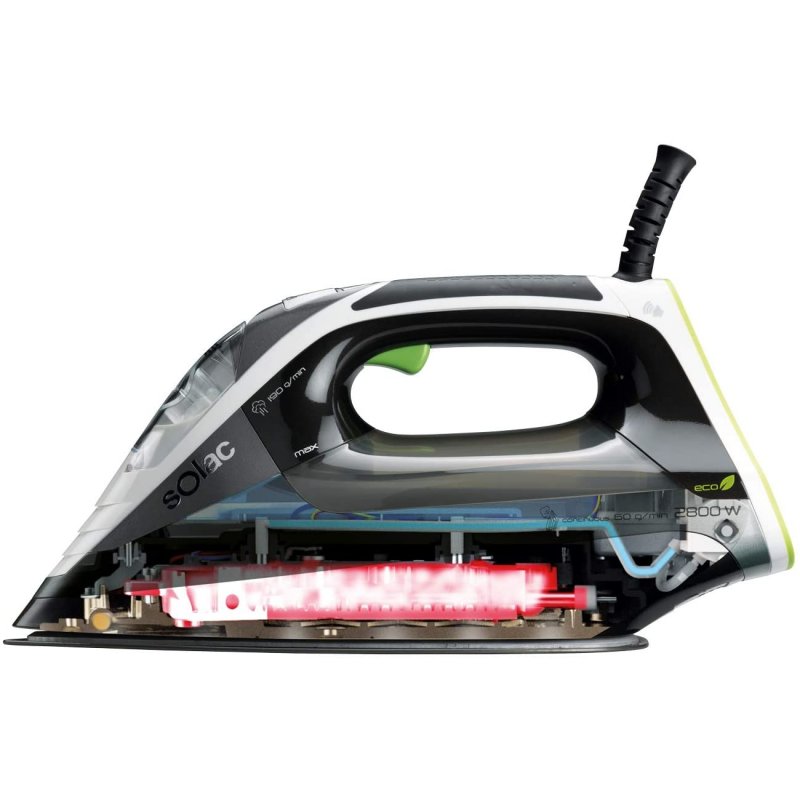 Detalle de Solac Auto Evolution Sensor: Centro de planchado 2800 W con 8 programas automáticos