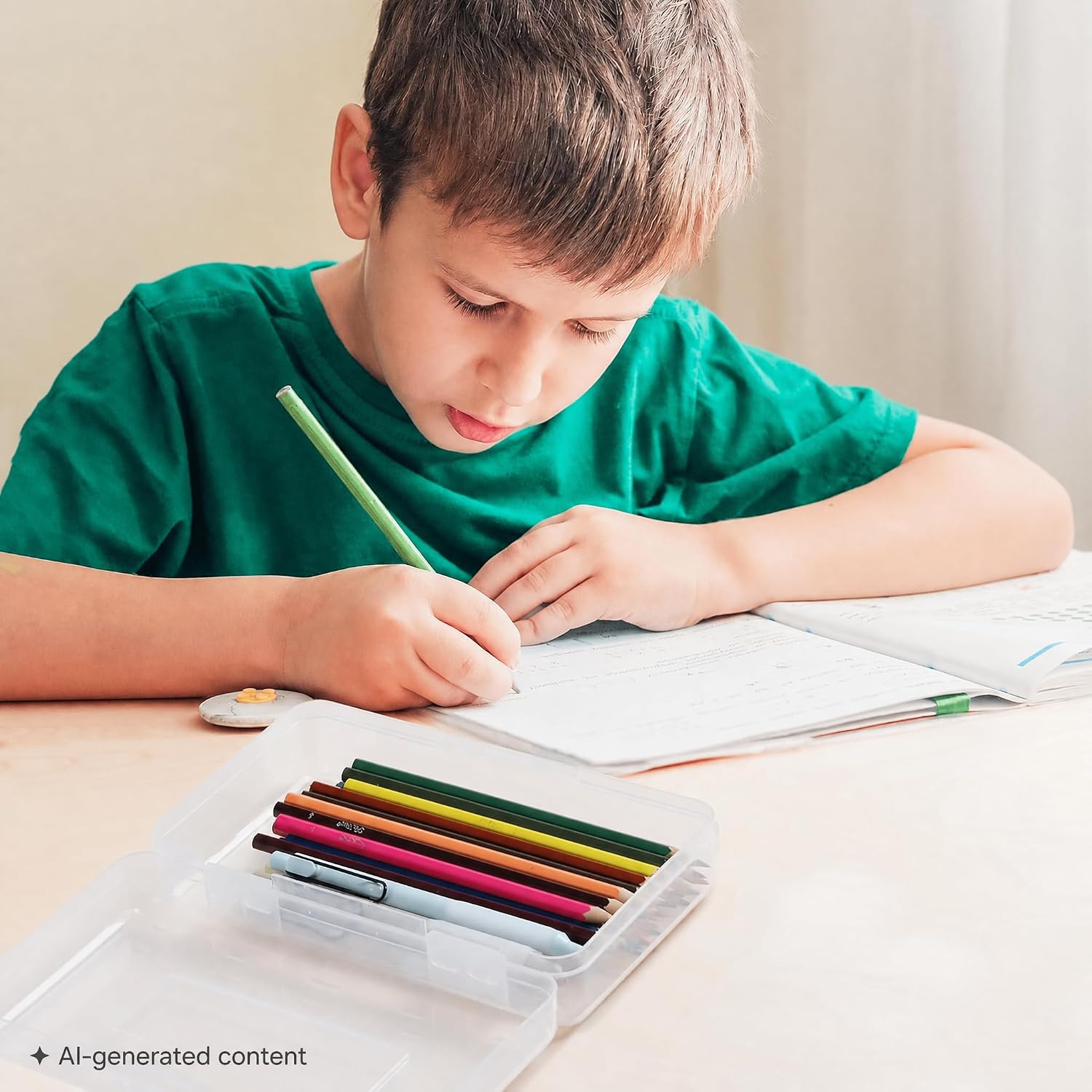 Thumbnail 6 de Mr. Pen ELAH012M432VCQ Clear Plastic Pencil Boxes, 12-Pack