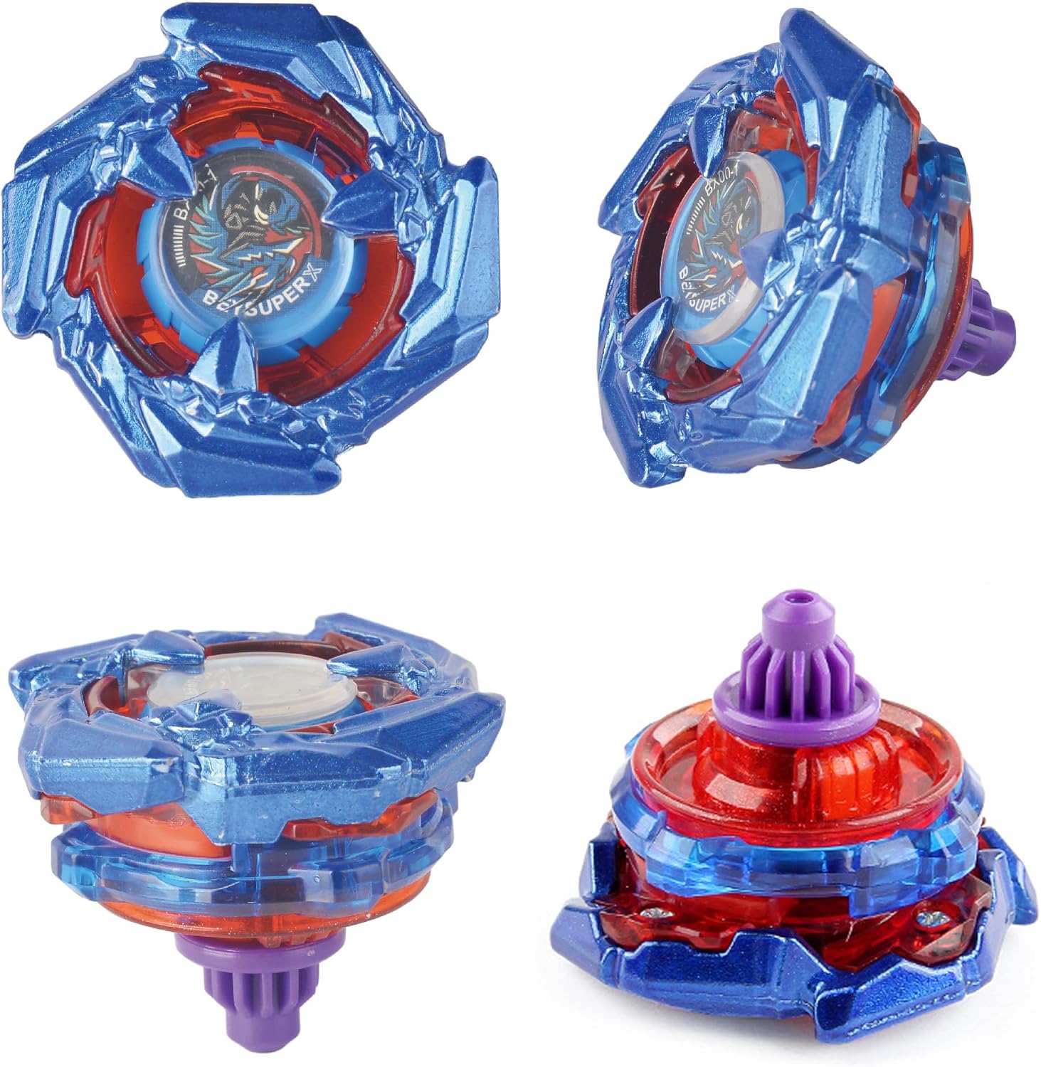 Thumbnail 3 de ASVEXKW Battling Set: Spinning Tops with Launchers for Family Fun