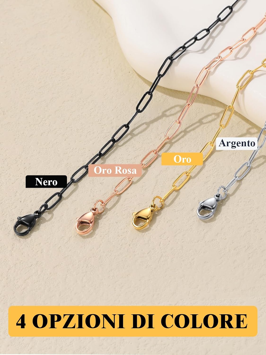 Thumbnail 6 de U7 Collana Graffetta 46 cm