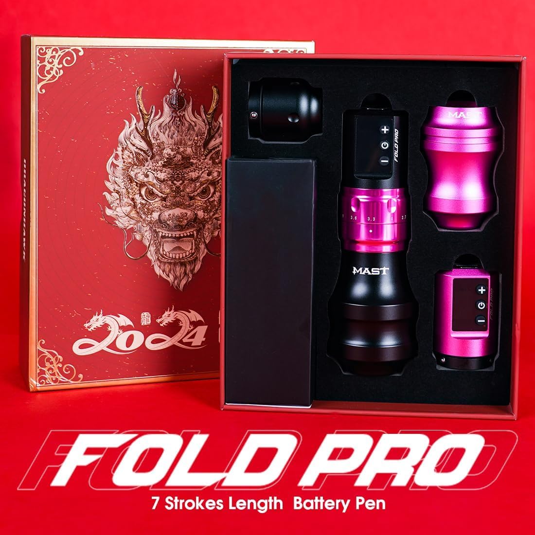 Thumbnail 1 de Mast Fold Pro macchina tatuaggi wireless “Year of Dragon Edition” rotary
