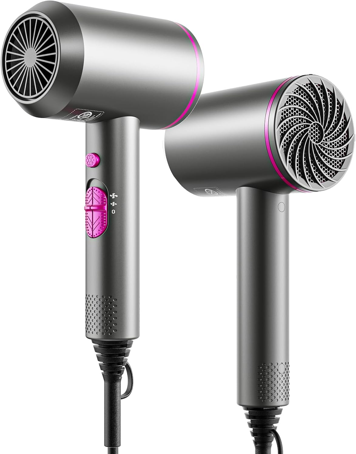 Thumbnail 5 de Dekuri Hair Dryer Professional Ionic Hairdryer with 2 Speeds, 3 Heats, Cool Shot, Diffuser & 2 Concentrators