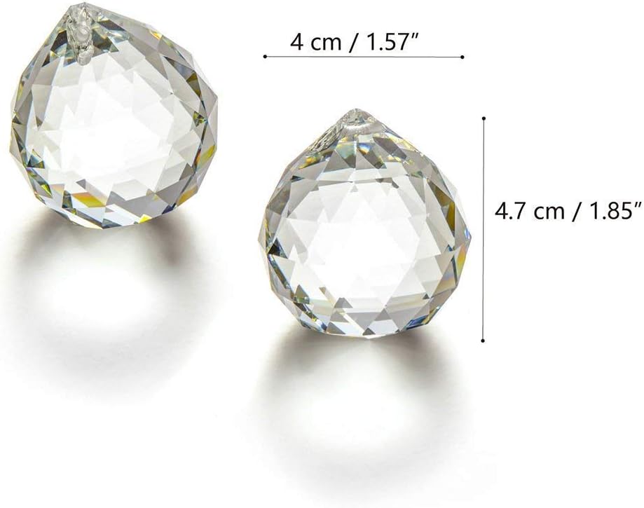 Thumbnail 3 de H&D HYALINE & DORA 40 mm Kristallkugel Prism – 2er Set Regenbogen Sonnenfänger