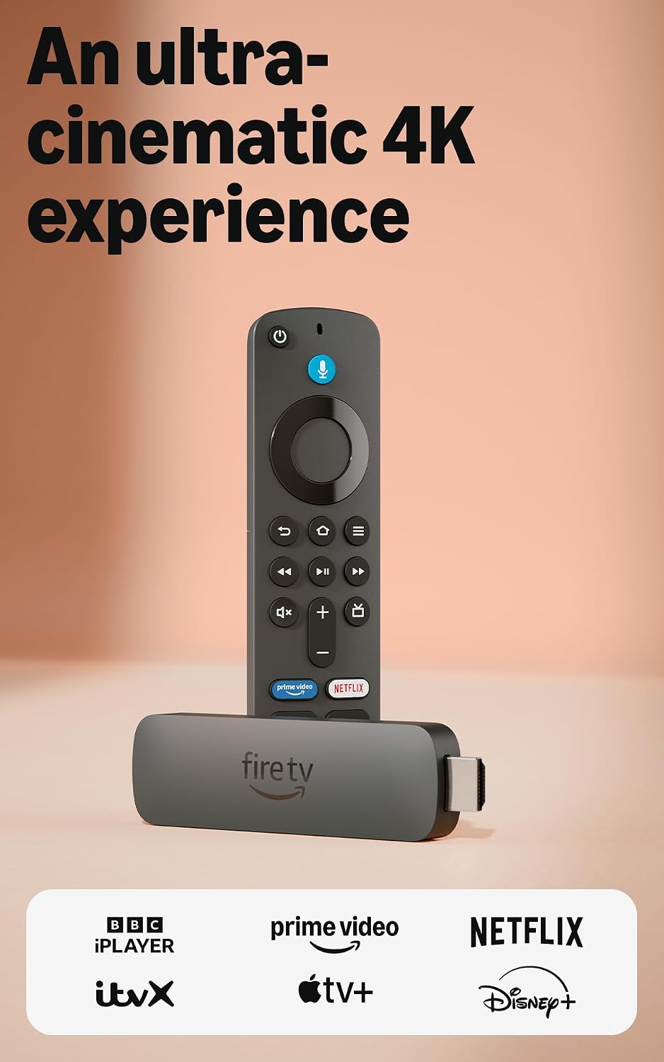 Detalle de Amazon Fire TV Stick 4K Plus with Wi-Fi 6