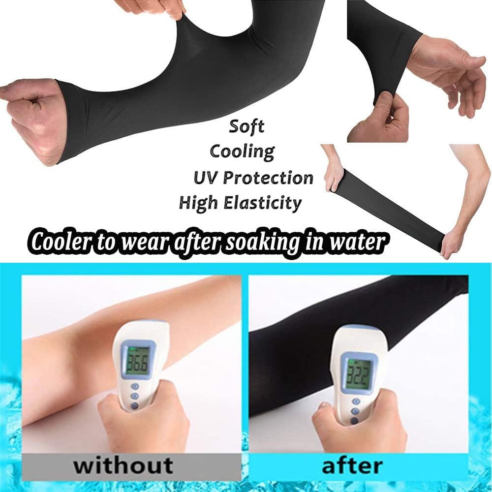 Thumbnail 3 de YQXCC 4 Pairs Arm Sleeves: Cooling UV Sun Protection for All‑Round Sports
