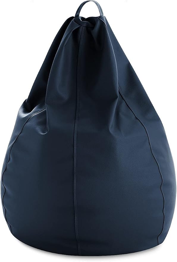 textil-home Puf Pera XXL Azul