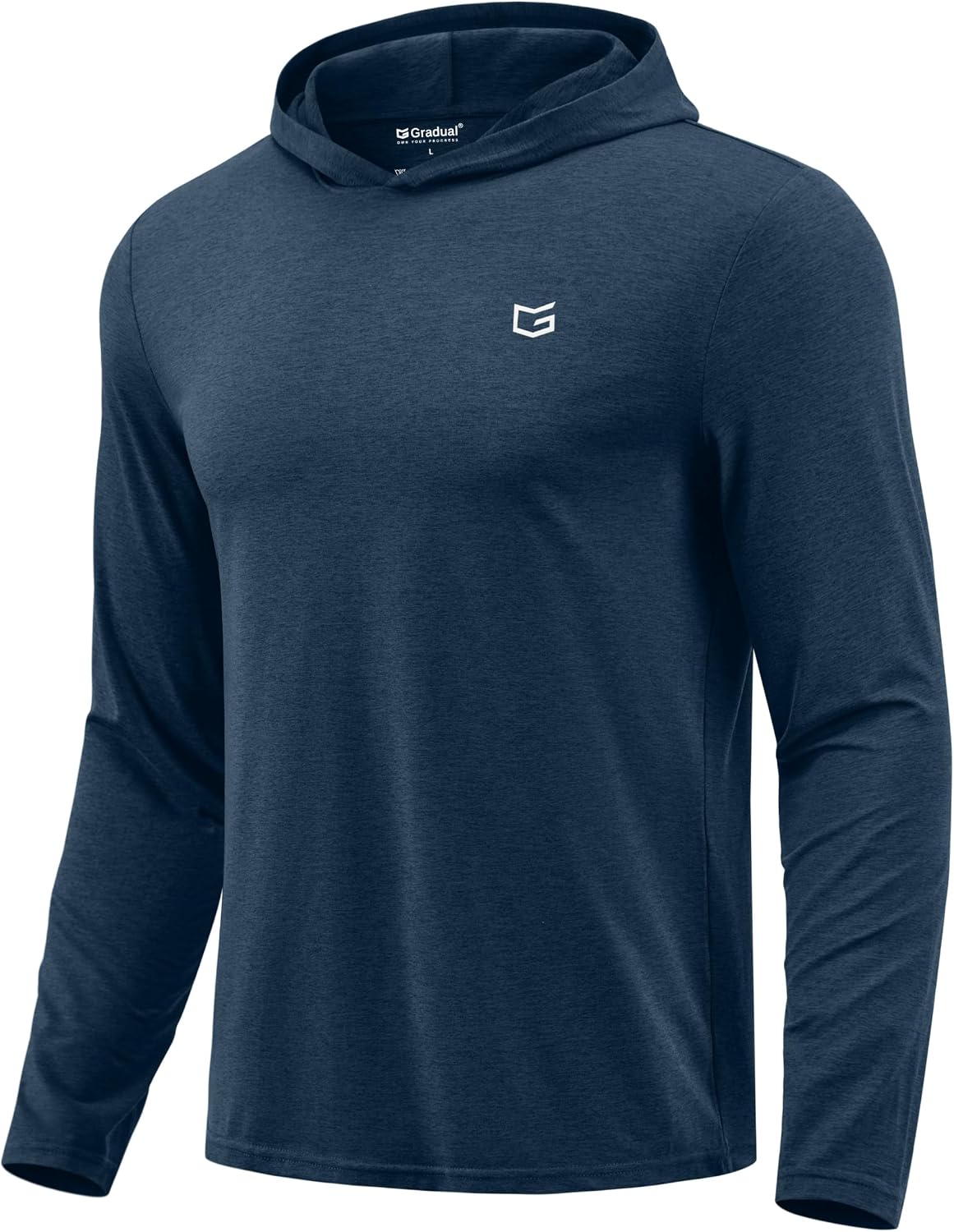 Detalle de G Gradual Men's Lightweight Athletic Hoodie Pullover, Long Sleeve