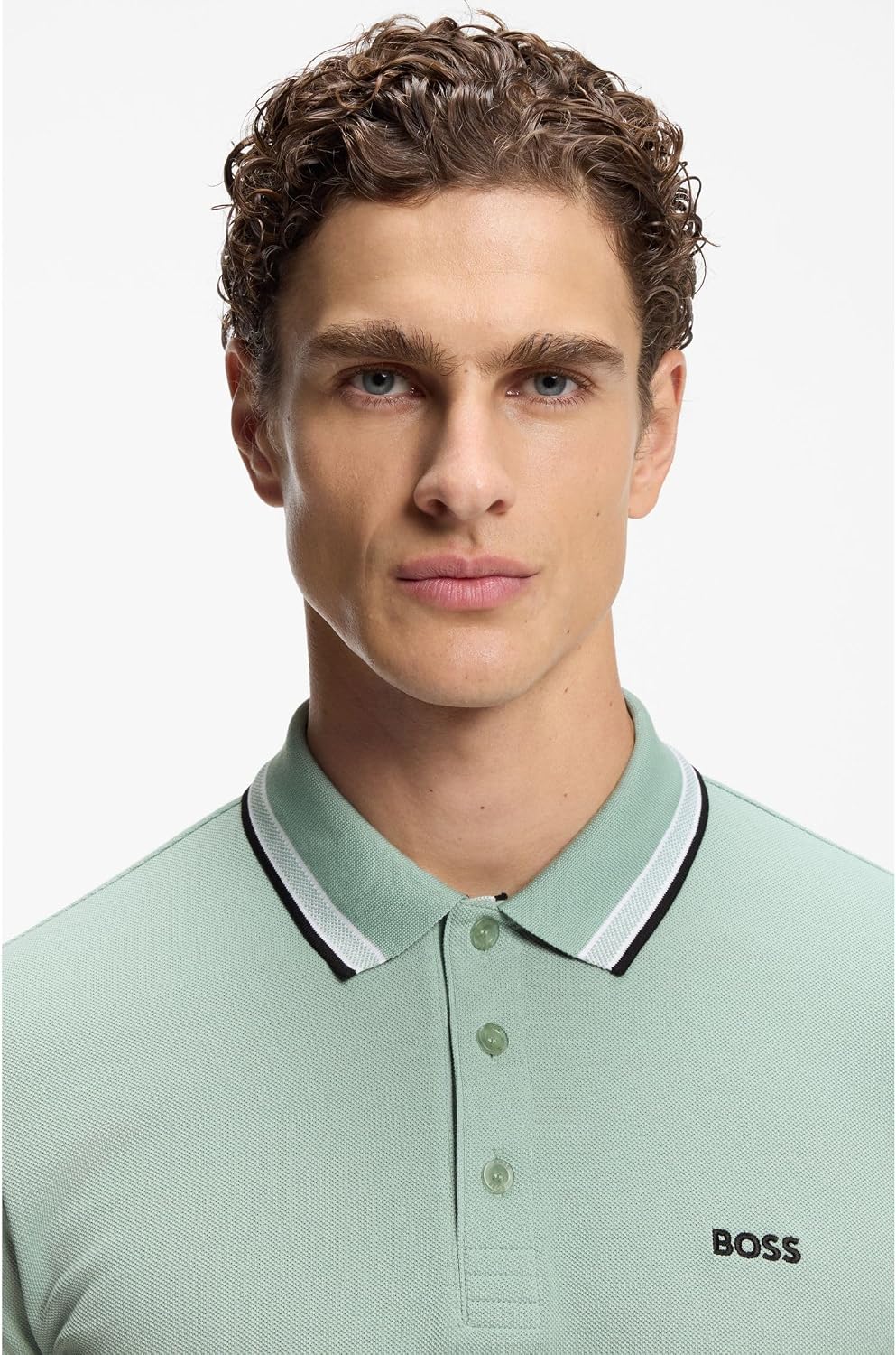 Detalle de Boss Polo da Uomo Open Green 360, XL