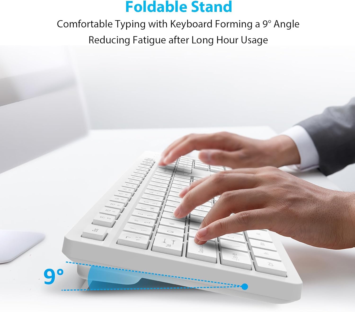 Detalle de LeadsaiL Wireless Keyboard 2.4GHz set