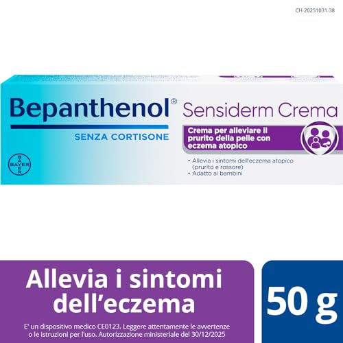Detalle 2 de Bepanthenol Sensiderm Crema Idratante per Dermatite Atopica 50g