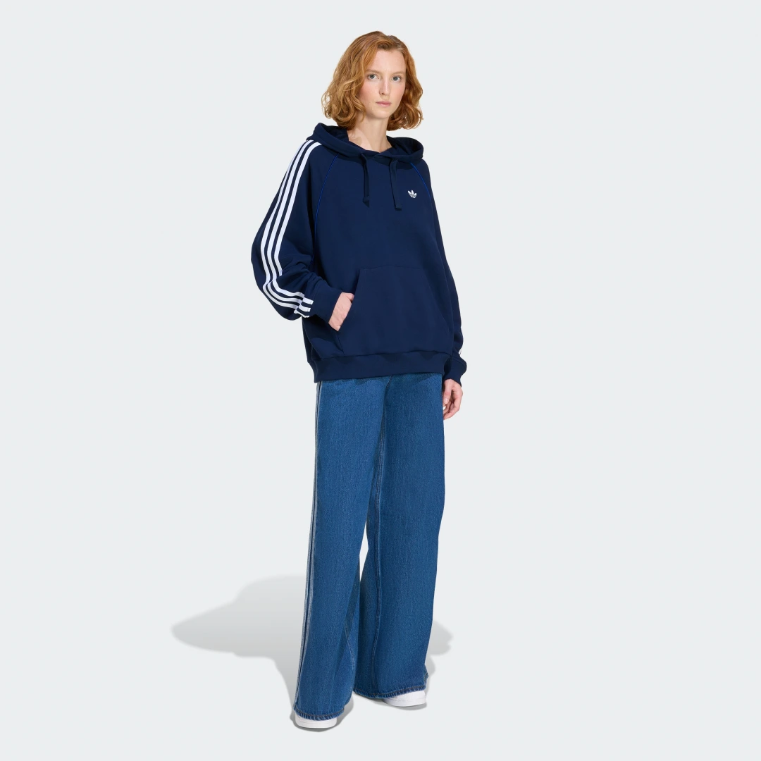Thumbnail 2 de Sudadera con capucha SST de Adidas en azul